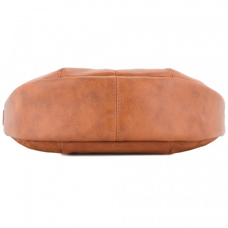 Женская кожаная сумка "Ладога" (рыжая)