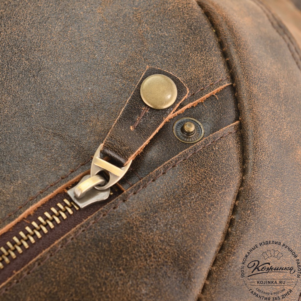 Кожаный рюкзак "Дрезден" (коричневая наппа)