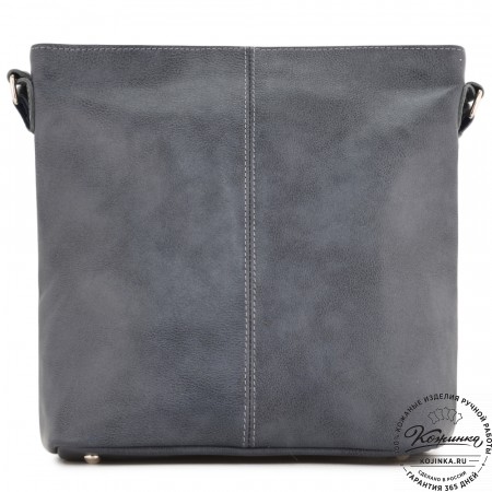 Женская кожаная сумка "Долорес" (джинс)