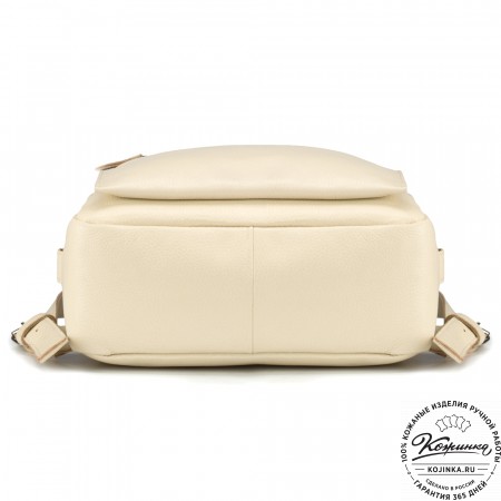 Кожаный рюкзак "Джессика" (бежевый)
