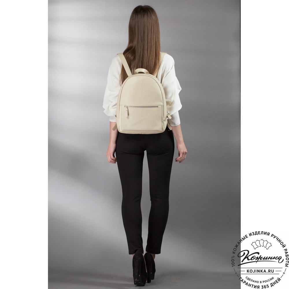 Кожаный рюкзак "Джессика" (рыжий антик)