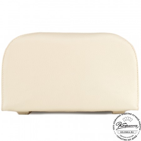 Женский кожаный рюкзак "Ассоль" (бежевый)