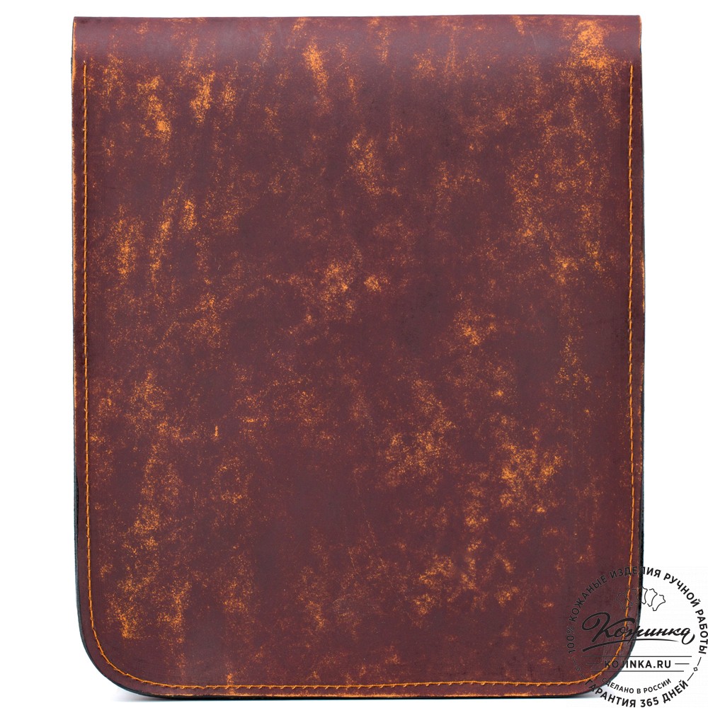 Кожаная сумка через плечо "Казань" (старение) 