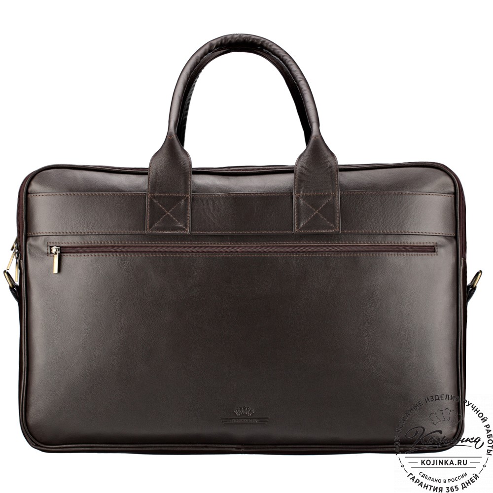 Кожаная дорожная сумка "Дилан" (коричневая) 