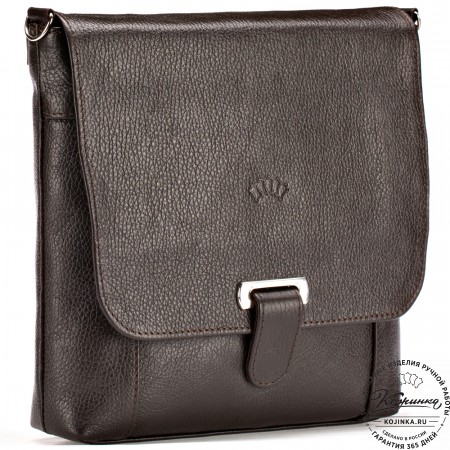 Кожаная сумка "Дуглас" (коричневая)