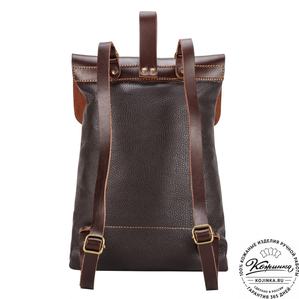 Кожаный рюкзак "Gray" (темно-коричневый)