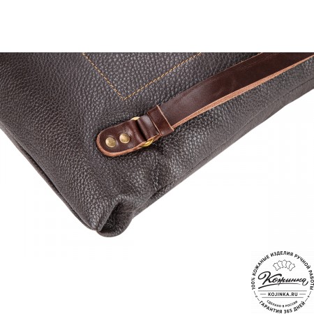 Кожаный рюкзак "Gray" (темно-коричневый)