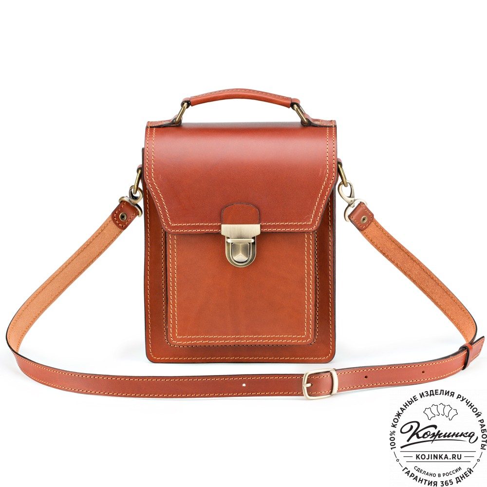 Кожаный планшет 203 (коньяк)