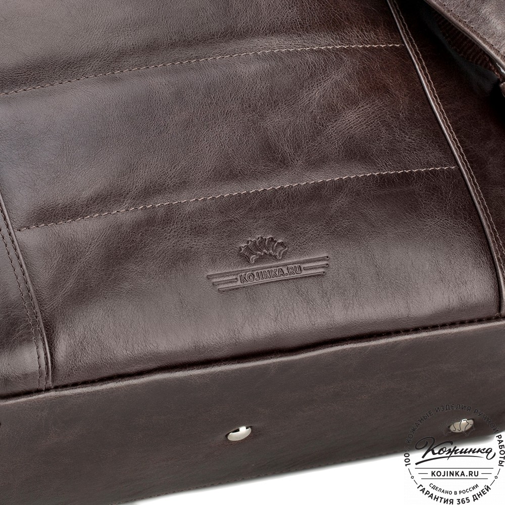 Кожаный рюкзак "Вена" (тёмно-коричневый антик)
