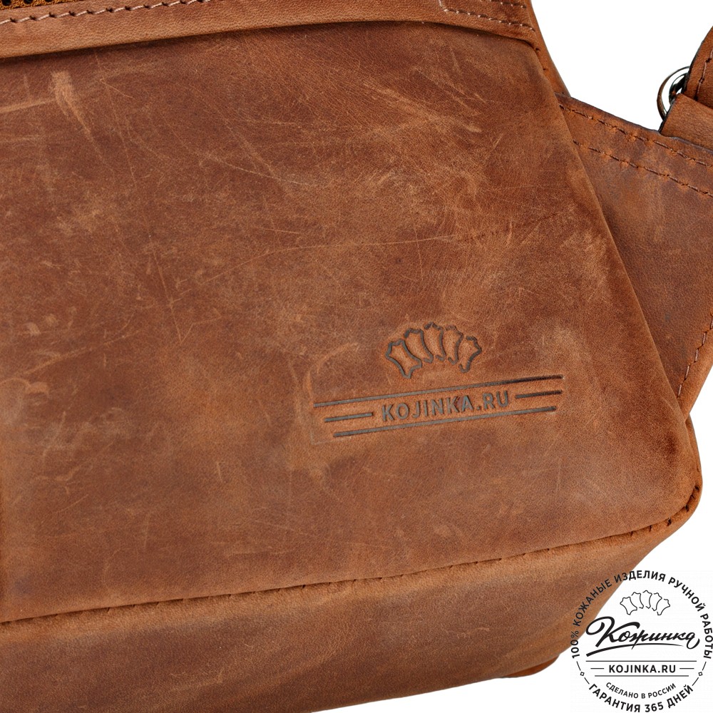 Кожаный рюкзак "Артур" (коричневый крейзи)