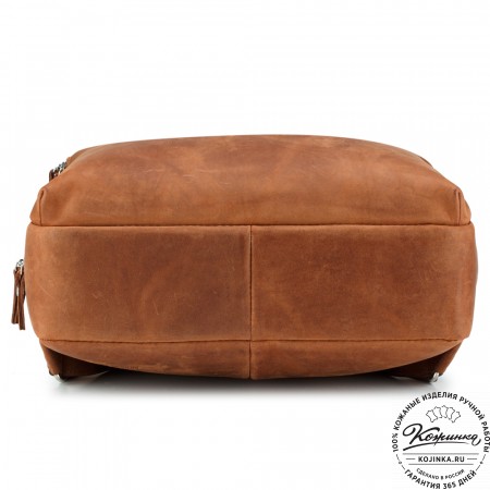 Кожаный рюкзак "Артур" (коричневый крейзи)