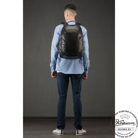 Кожаный рюкзак "Ланселот" (песочный крейзи)