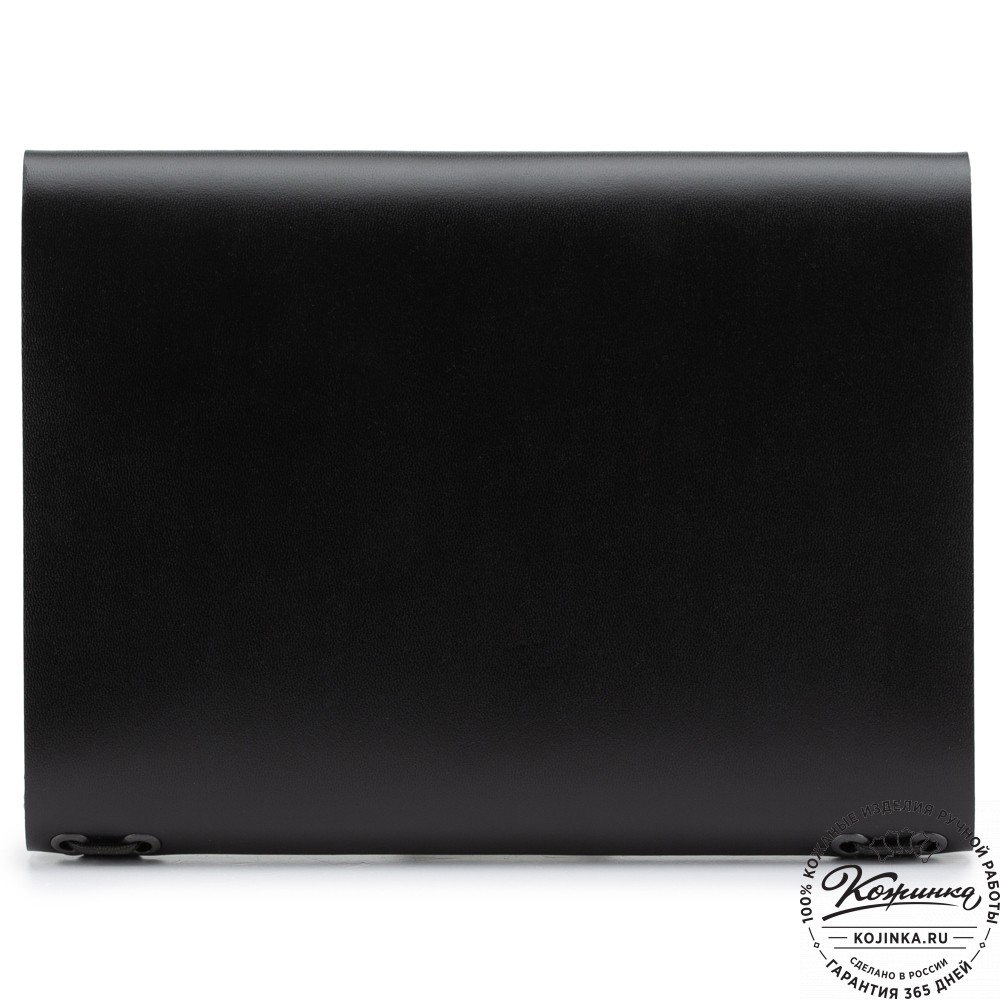 Кожаный ежедневник  "Квентин" (чёрный)