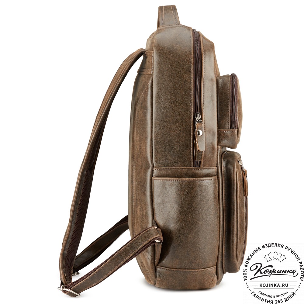 Кожаный рюкзак "Теодор" (коричневая наппа)