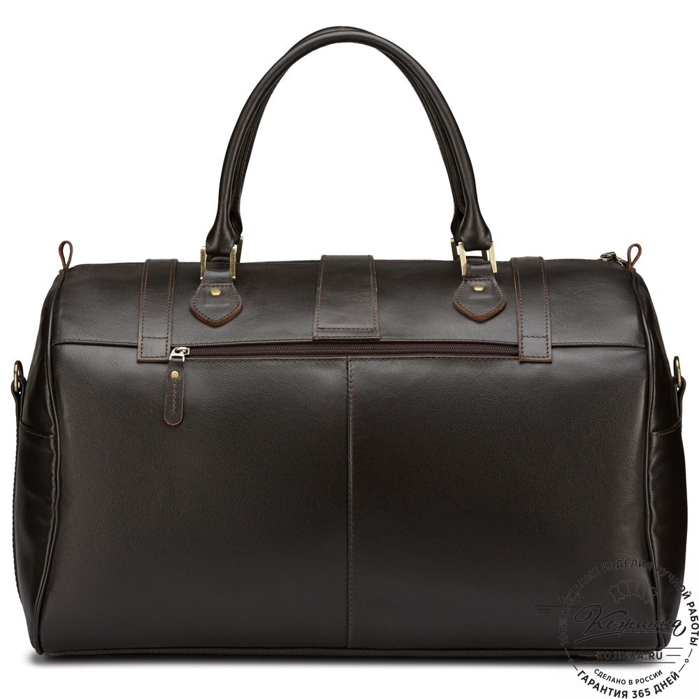 Кожаная дорожная сумка "Кордова" (коричневая)