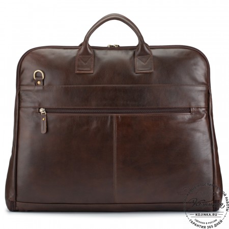 Кожаный портплед "Сильвер" (темно-коричневый)