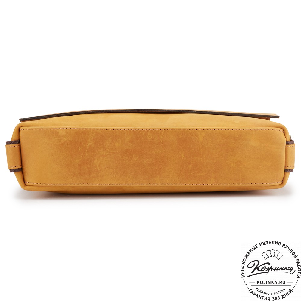 Кожаная сумка "Пабло" (рыжий крейзи)