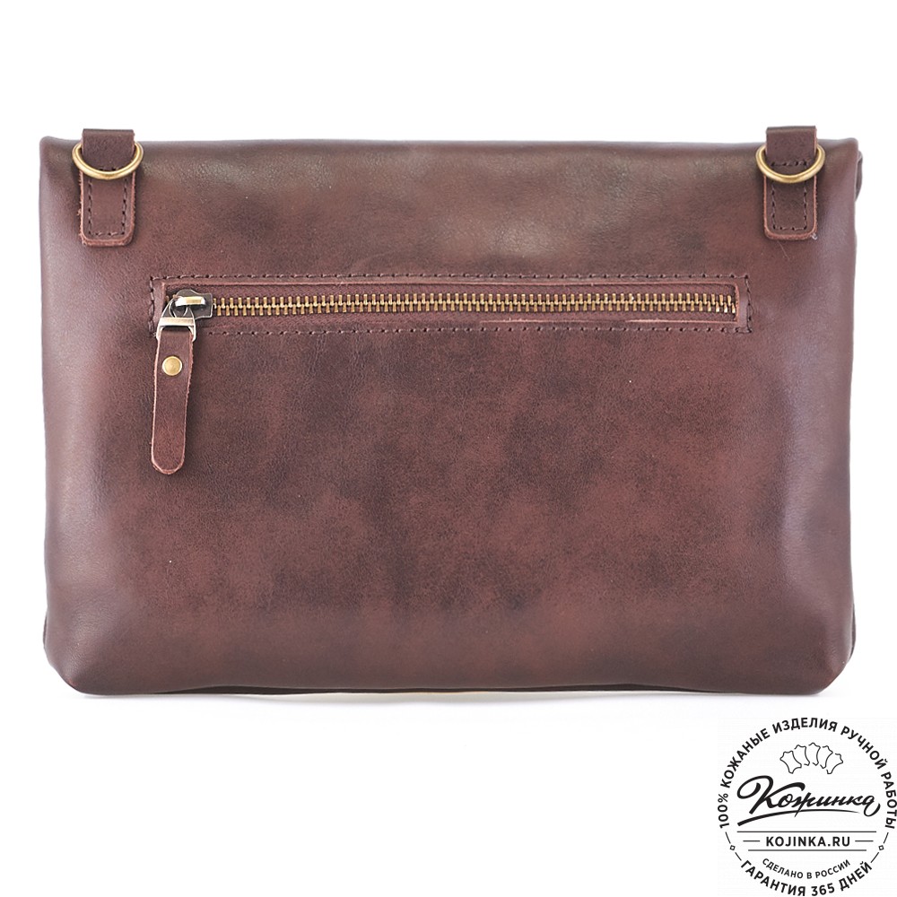 Кожаный клатч "Молли" (коричневый)