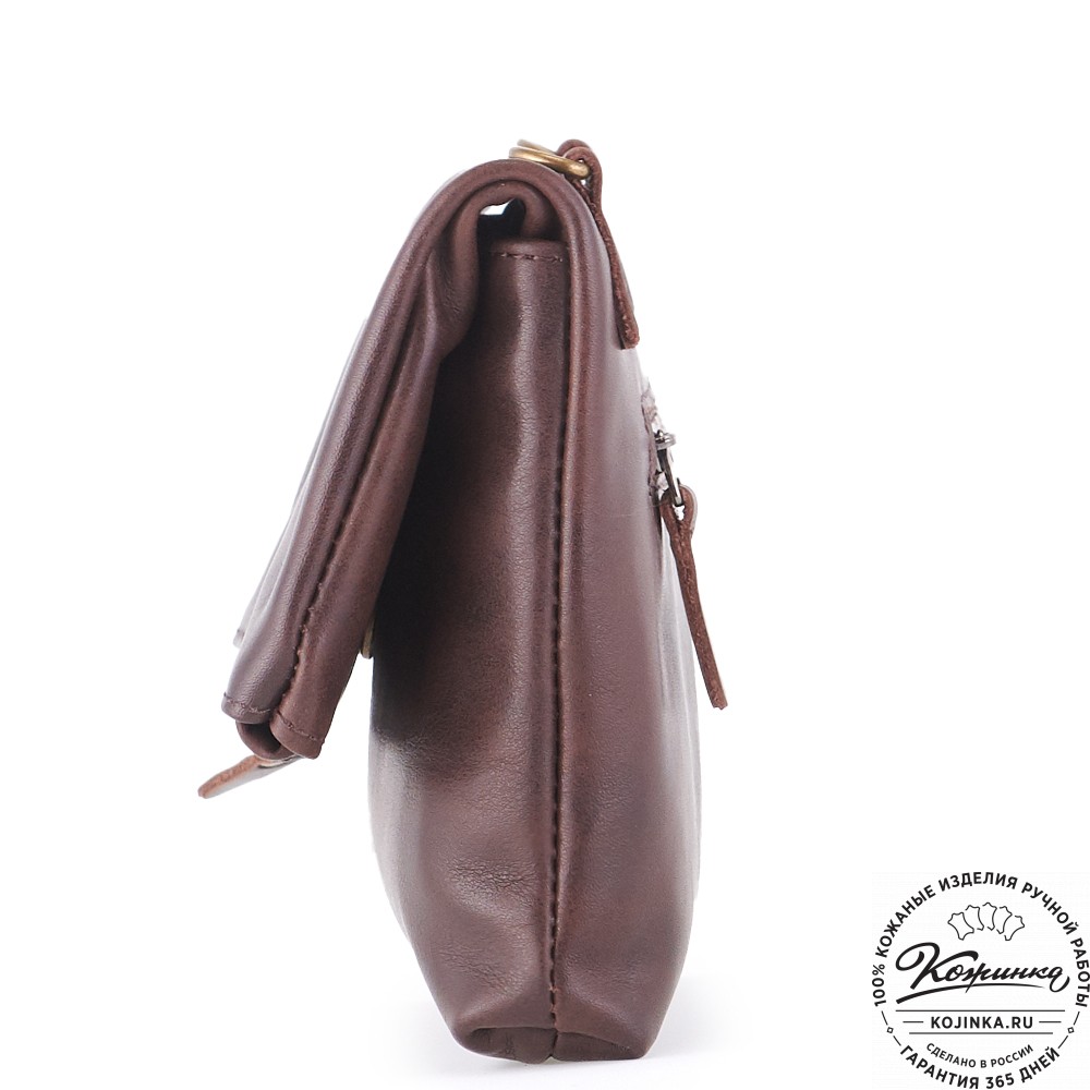 Кожаный клатч "Молли" (коричневый)