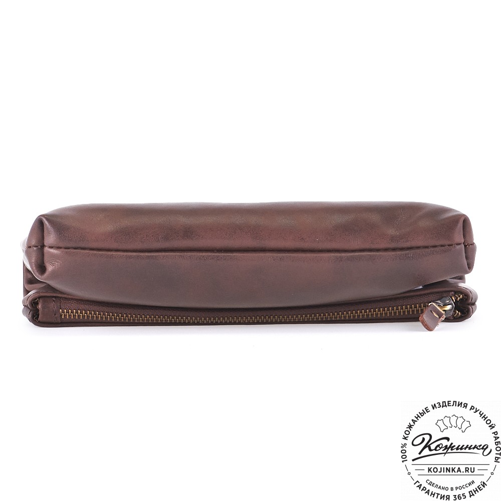 Кожаный клатч "Молли" (коричневый)