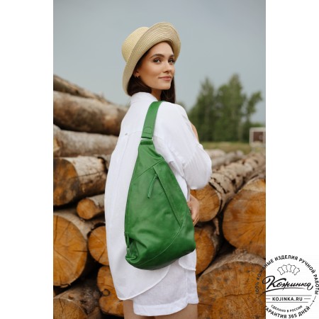 Кожаный рюкзак "Африка" (чёрный)