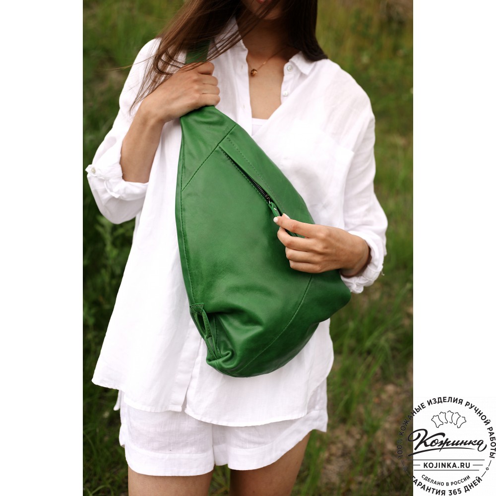 Кожаный рюкзак "Африка" (чёрный)