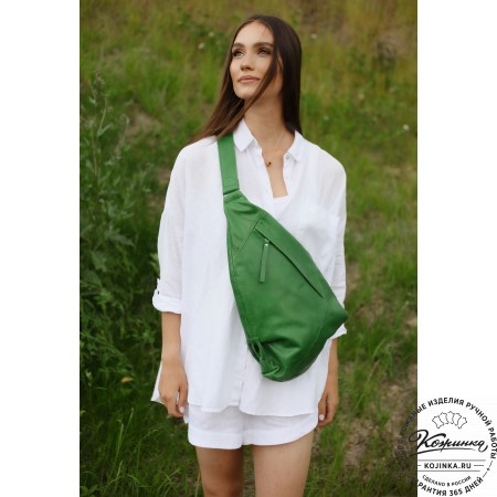 Кожаный рюкзак "Африка" (чёрный)