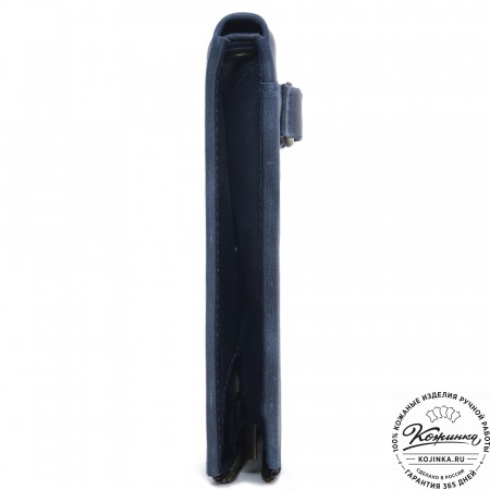  Кожаная папка для документов "Кейптаун" (синий антик) 