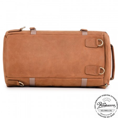  Кожаная сумка-трансформер "Скаут" (коричневый крейзи)