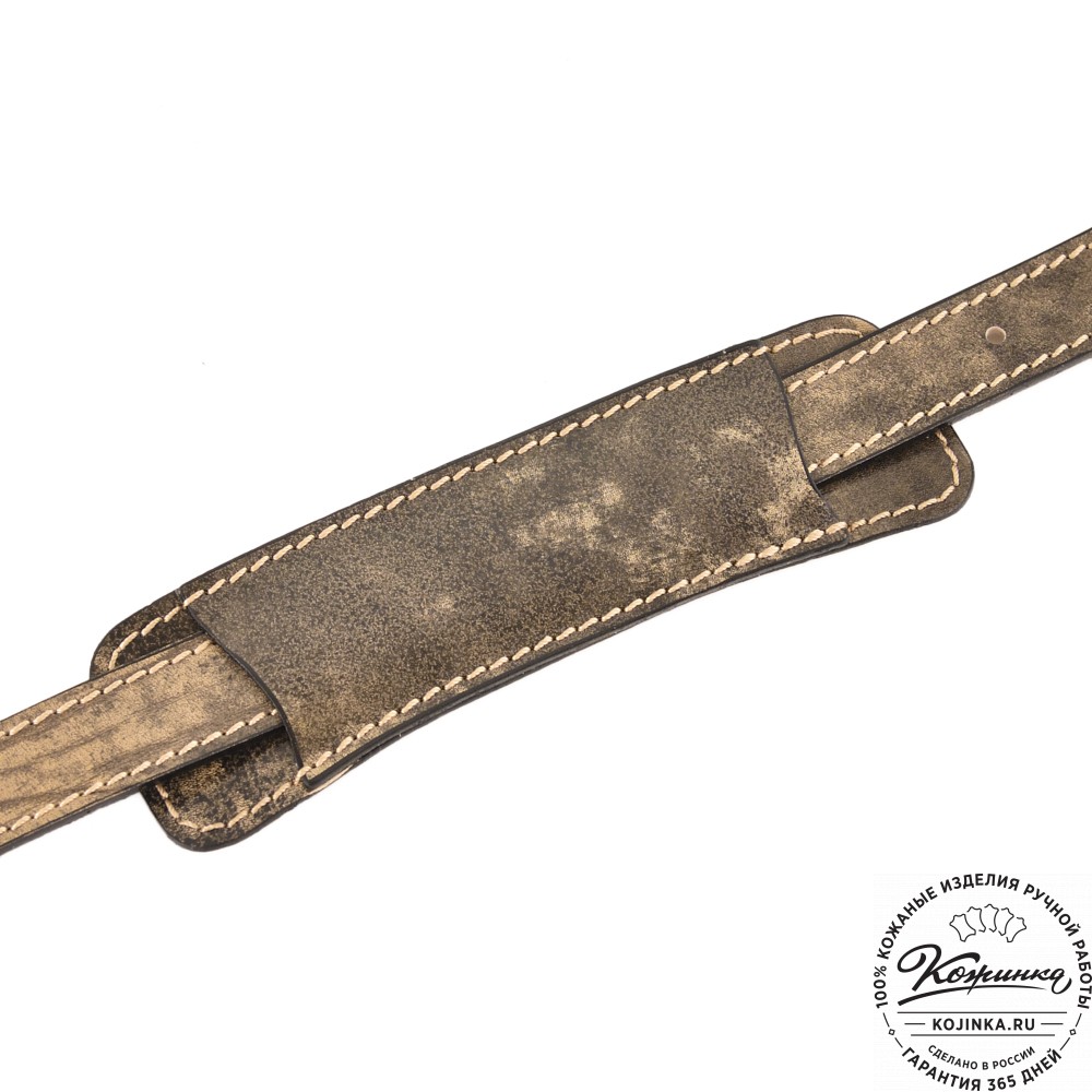 Кожаный портфель-кофр "Адъютант" (пепел глянец) 