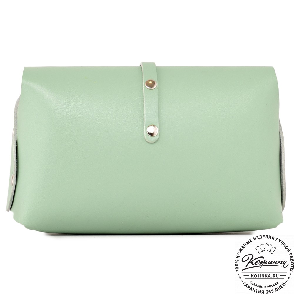 Женская кожаная сумка "Милла макси" (мята)