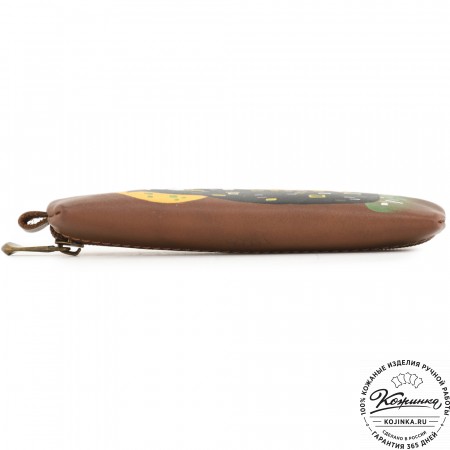  Кожаная ключница «Соло» "Коты Климта"