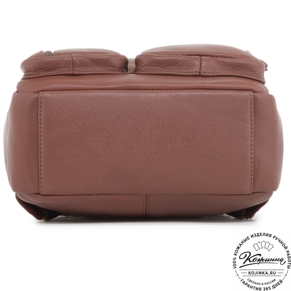 Кожаный рюкзак "Теодор" (коньяк) 