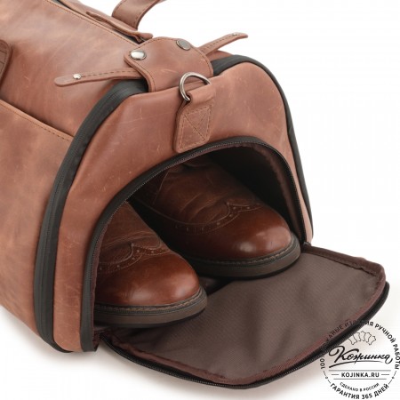 Кожаная сумка-портплед "Титан" (коричневый воск)