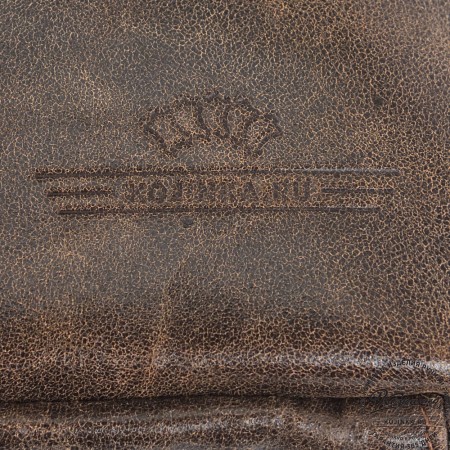  Кожаная сумка через плечо "Алекс" (коричневая наппа)