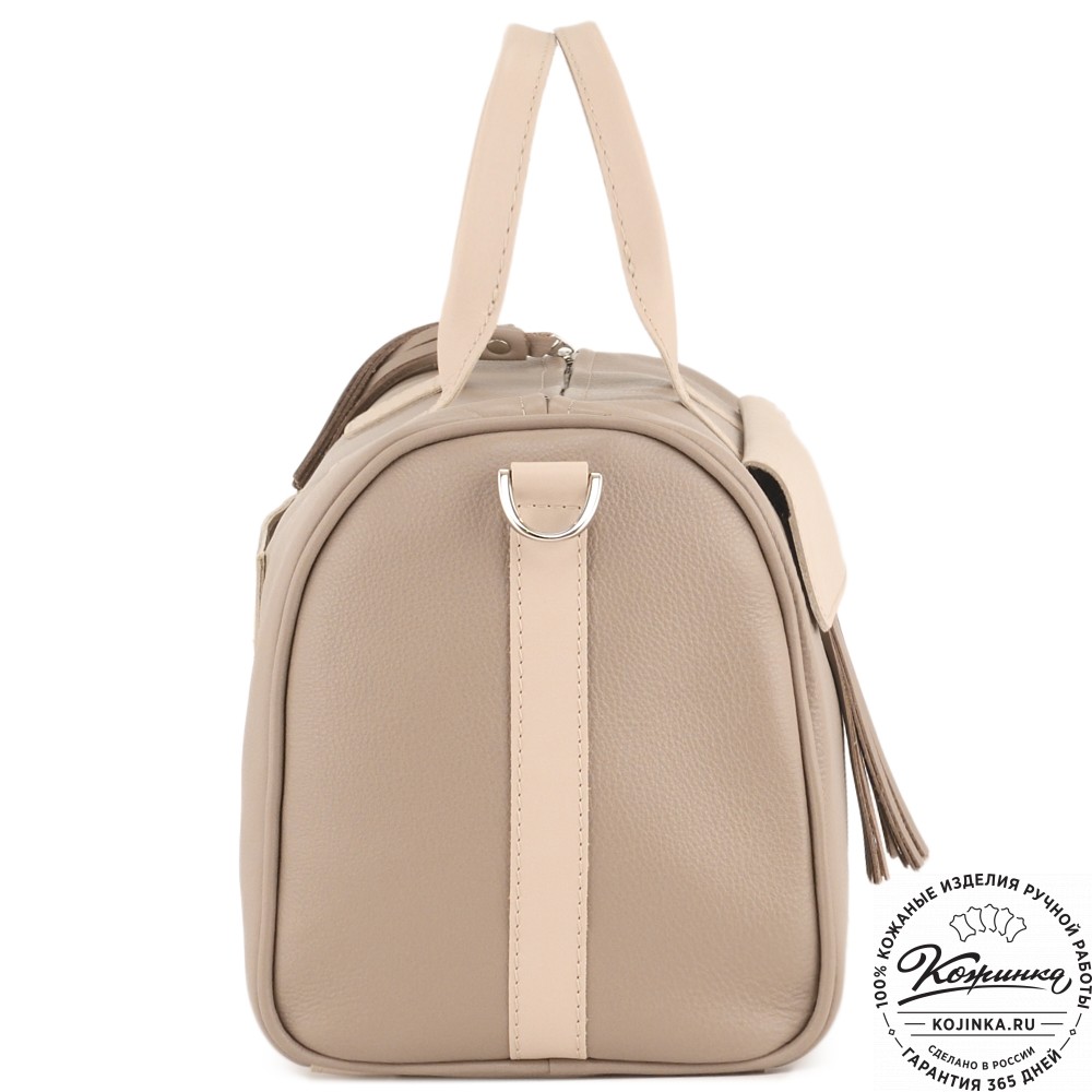  Женская кожаная сумка "Византия" (бежевый)