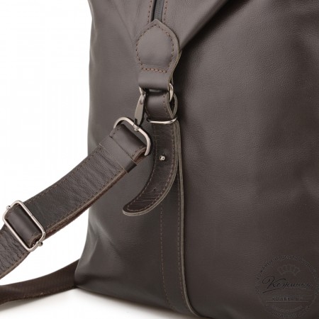 ККожаная дорожно-спортивная сумка "Англия БИГ" (коричневый)