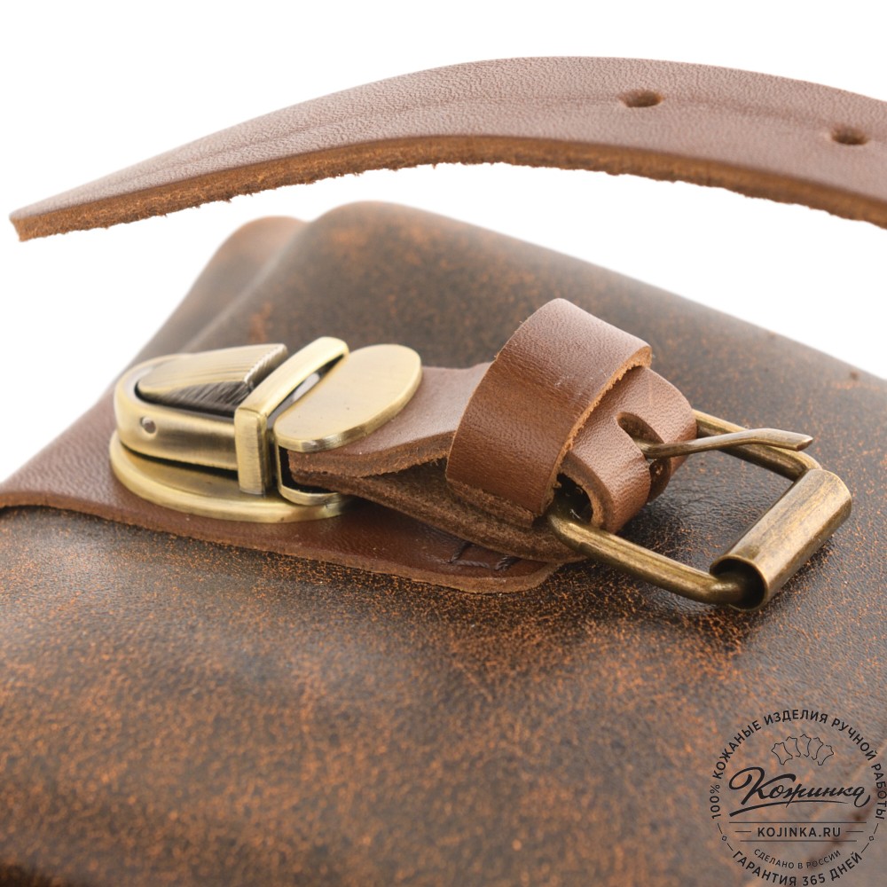 Кожаная сумка "Форман" (коричневый эксклюзив)