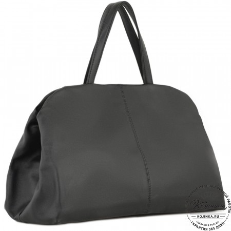 Женская кожаная сумка "Испания" (черная)