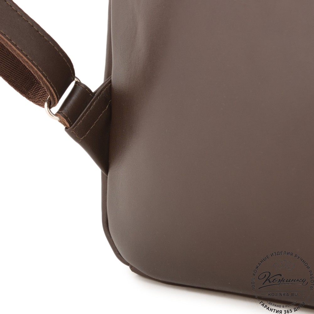 Кожаный рюкзак "Рамона" (коричневый)