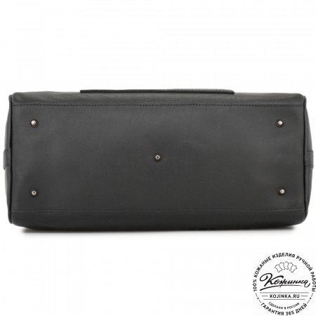 Женская кожаная сумка "Византия" (черная)