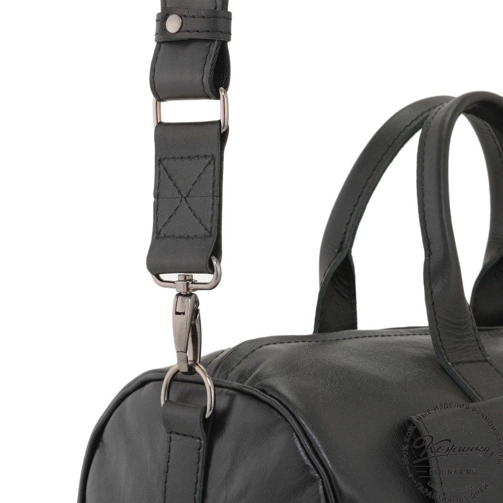 Женская кожаная сумка "Византия" (черная)