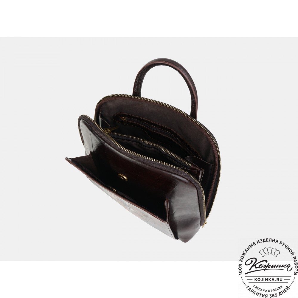 Кожаный рюкзак "Женственность" 