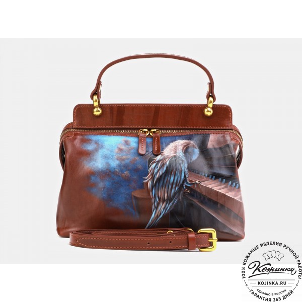 Женская кожаная сумка "Орнелла"  "Композитор" . фото 1