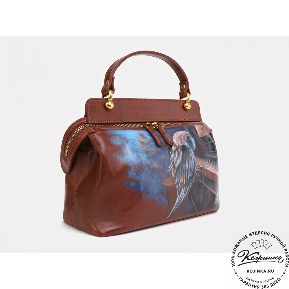 Женская кожаная сумка "Орнелла"  "Композитор" 