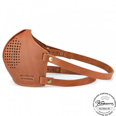 Кожаная маска Ренегат (коричневая)