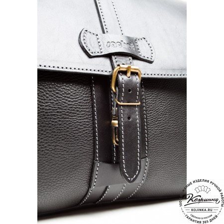 Кожаный портфель "Лайт" (чёрный)