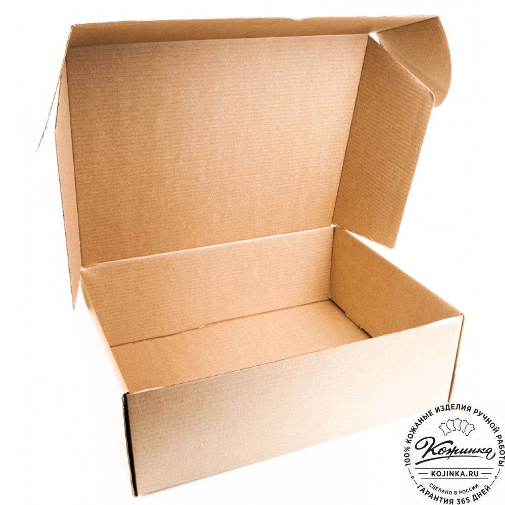 Мужской кожаный портфель "Престиж" (чёрный)