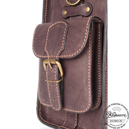 Кожаный портфель "Вояджер" (коричневый)