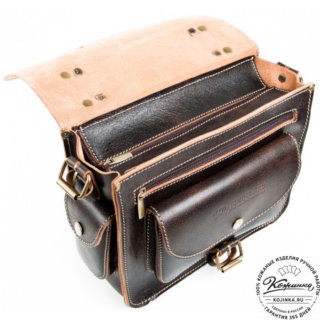 Кожаная  сумка "Виктория" (коричневый эксклюзив)